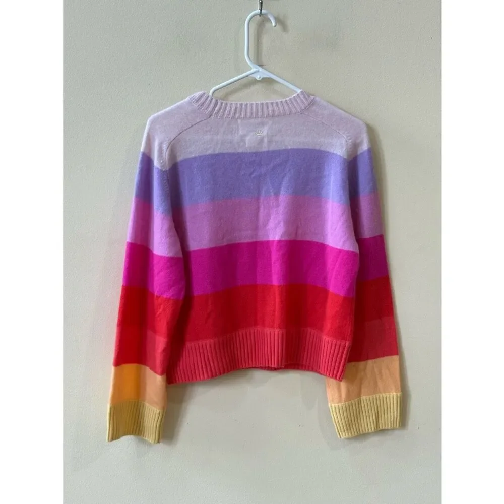 Colorush Omar Gradient Stripe Cashmere Sweater